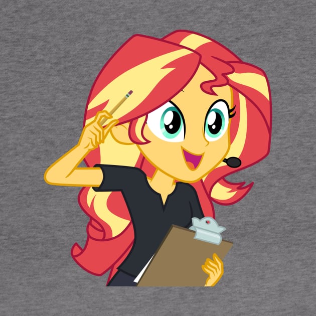 Director Sunset Shimmer 1 by CloudyGlow